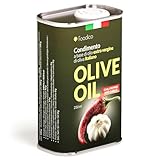 Foodico Olivenöl mit Chili & Knoblauch – Extra Natives Olivenöl kaltgepresst, aromatisiert mit...