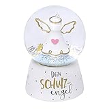 GRUSS & CO Traumkugel Motiv Engel, Glas, Polyresin, Motivdruck | Geschenk Kommunion, Konfirmation |...