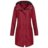 Generisch Regenponcho Wiederverwendbar Wandern Sport Regenmantel Damen Wasserdicht Atmungsaktiv...