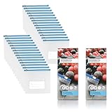 Vaily Zip Gefrierbeutel 30er Set - 1L Frischhaltebeutel zum wiederverschließen - Großes Set zur...