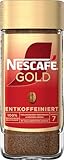 NESCAFÉ GOLD Entkoffeiniert, löslicher Bohnenkaffee, Instant-Kaffee aus erlesenen Kaffeebohnen,...