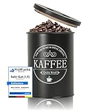 IDEALTASTIC® Premium Kaffeedose luftdicht [1kg] für anhaltendes Kaffeearoma I Robuste Kaffeedose...