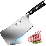SHAN ZU Hackmesser Fleichmesser Chinesisches Hackmesser 17.8cm 21 ° Klinge verdickte Klinge zum...