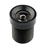 ZJFHEYUO Mikroskopobjektiv CCTV Weitwinkel 3 mm 100 Grad verzerrungsfreies Megapixel-Objektiv mit...