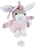 Sterntaler 6001838 Mädchen Spieluhr, Stofftier Esel Emmi Girl, Integriertes Spielwerk, Größe: S,...