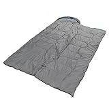 Omabeta Backpacking-Schlafsack, atmungsaktiver graublauer Schlafsack, maschinenwaschbar, mit...