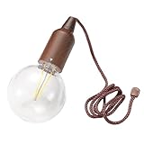 Mikinona Professionelle Tragbare Zeltlampe Retro Stil Langlebig Seillänge für Outdoor Camping...