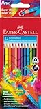 Faber Castell Buntstift Faber Castell auf drei Seiten - 12 Stück Kartonetui