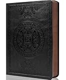 CAGIE Notizbuch A5 Liniert Leder Journal für Männer Weiche Abdeckung 288 Seiten Vintage...