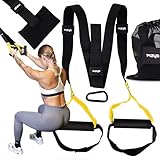 Fizyo TRX Schlingentrainer Sling Trainer mit Türanker, elastische Trainingsgurte für...