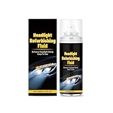 Scheinwerfer Aufbereitung Flüssigkeit 200ml, Headlight Restoration, Auto Scheinwerfer Politur...