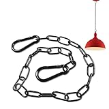 Kette Schwarz Stahlkette 0.6m Edelstahl Halskette Gliederkette Mit Karabiner Edelstahl...