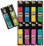 Post-it Index Small Flags, Vorteilspackung mit 8 Blöcken und 2 Pfeilblöcke GRATIS, 328 Blätter,...