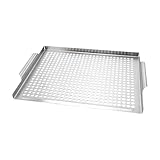Grilltablett im Freien | Edelstahl-Kochplatte für die Küche im Freien – Küchenzubehör mit...