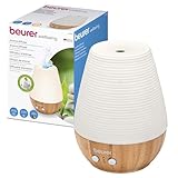 Beurer LA 40 Aroma Diffuser, Duft-Vernebler mit Ultraschall-Zerstäubung, mit Wellnesslicht und...