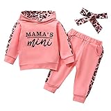 Geagodelia Babykleidung Set Baby Mädchen Kleidung Outfit Langarm Kapuzenpullover Top + Hose...