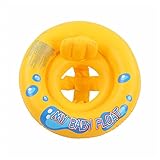 HJUGHPN Schwimmring Float Gelb Aufblasbarer Schwimmring Rettungsring Schwimmzubehör für