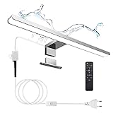 KYOTECH LED Spiegelleuchte Badezimmer Dimmbare 12W 400mm 800LM Bad Spiegellampe mit Schalter IP44...