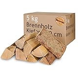 Kiefer Brennholz Kaminholz 5-500 kg Holz Für Ofen und Kamin Kaminofen Feuerschale Grill Flameup...