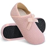 WateLves Damen Memory Foam Plüsch Hausschuhe Antirutsch Baumwolle Pantoffeln Mit Polar...