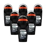 L'Oréal Men Expert Deo für Männer, 5-in-1 Deoroller gegen Geruchsbildung, Nässe, Bakterien und...