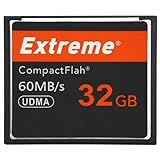 Extreme 32GB Compact Flash Speicherkarte, Original CF Karte für professionelle Fotografen,...