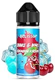 Belissia Shake and Make - Eisbonbon-Kirsche - Hochdosiertes Lebensmittel Aroma 10ml mit praktischer...