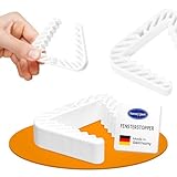 homeXpert Fensterklammer | 4er-Set Weiß | Fensterstopper, Klemmschutz Fenster, Fensteraufhalter,...