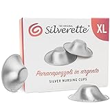 Silverette Silberhütchen aus massivem Sterlingsilber - Still-Hütchen - Schutz für wunde &...