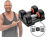 Miweba Sports verstellbare Kurzhantel Set VH300 | 1.4-13.6 Kg - Kurzhanteln für Männer und Frauen...
