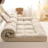 Dicke, rollbare Futon-Matratze, platzsparend, zusammenklappbar, für Schlafzimmer, ideales...