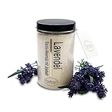Sauna Salz Peeling – Lavendel 400g - Meersalz m. Jojobaöl Vitamin E Body Scrub – Dusch- und...