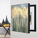 Dekorative Abdeckung für elektrische Zähler – abnehmbares Wand-Design für Zuhause und Büro,...