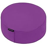 Retrospec Sedona Zafu Meditationskissen gefüllt mit Buchweizenschalen – Yoga-Kissen für...