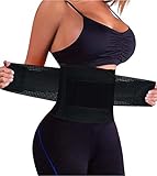 YIANNA Waist Trainer Damen Bauchweggürtel Abnehmen Schwitzgürtel Sport Korsett Bauch Verstellbar...