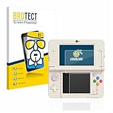 BROTECT Schutzglas für Nintendo New 3DS Schutzfolie Panzer Folie Glas [Extrem Kratzfest 9H,...