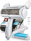 BluePet® RolloTollo 2.0 Selbstreinigende Fusselrolle - Tierhaarentferner für Haustierhaar,...