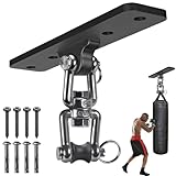 Kipika Schwerer Sackaufhänger – robuste Boxsack-Halterung, Stahl-Aufhänger, 360° drehbar,...