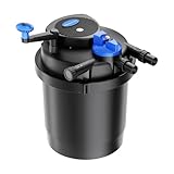 SunSun CPF-2500 Druckteichfilter 6000 l/h / 11 W UVC Einheit, Teichdruckfilter für Teiche bis 6000...