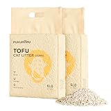 FUKUMARU Tofu Katzenstreu 5.4kg, Klumpstreu für Katzen, Gemischtes Maispellets, Staubfrei und...