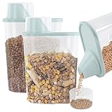 Dokeno 2er-Pack Futterbehälter Hund, Versiegelt Auslaufsicher, Hundefutter Aufbewahrung,...