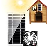 Peosevi 2 Pcs Solarpanel-Lüfter 30W | Dachlüfter mit 30 W Solarpanel,Außenlüftungsgeräte für...