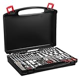 KOMBIUDA Tragbarer Werkzeugkoffer aus Robustem PP Material 310X250X78mm mit Leichtem Griff Mobiler...