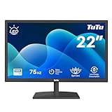 TuTu 21,5 Zoll LED Monitor Full HD 75HZ 5ms Eye Care (1920 x 1080, VGA HDMI VESA 100 * 100mm)...