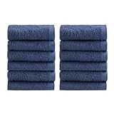 NELLA BIAGINI Seiftücher, 30 x 30 cm, Handtuch-Set, 12 Stück, 100 % reine Frottee, Baumwolle, 420...