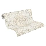 Livingwalls Vliestapete Jette Joop Tapete mit Ornamenten barock 10,05 m x 0,53 m beige braun...