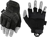 Mechanix Herren Wear M-pact® Covert Vingerloze handschoenen (groot, volledig zwart) Fingerlose...