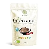NUR BIO Bio Guarana Pulver 250 g natürliches Koffein ohne Zusätze vegan Energie-Getränk...