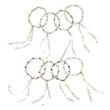 ORFOFE 8 Stück Floraler Hochzeits blumenkranz Set Braut Haarschmuck für Strandhochzeit...