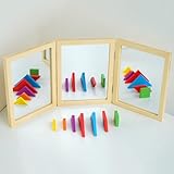 Verstellbarer 3-Panel-Spiegel für Kinder, Verschiedene Perspektiven, Montessori- &...